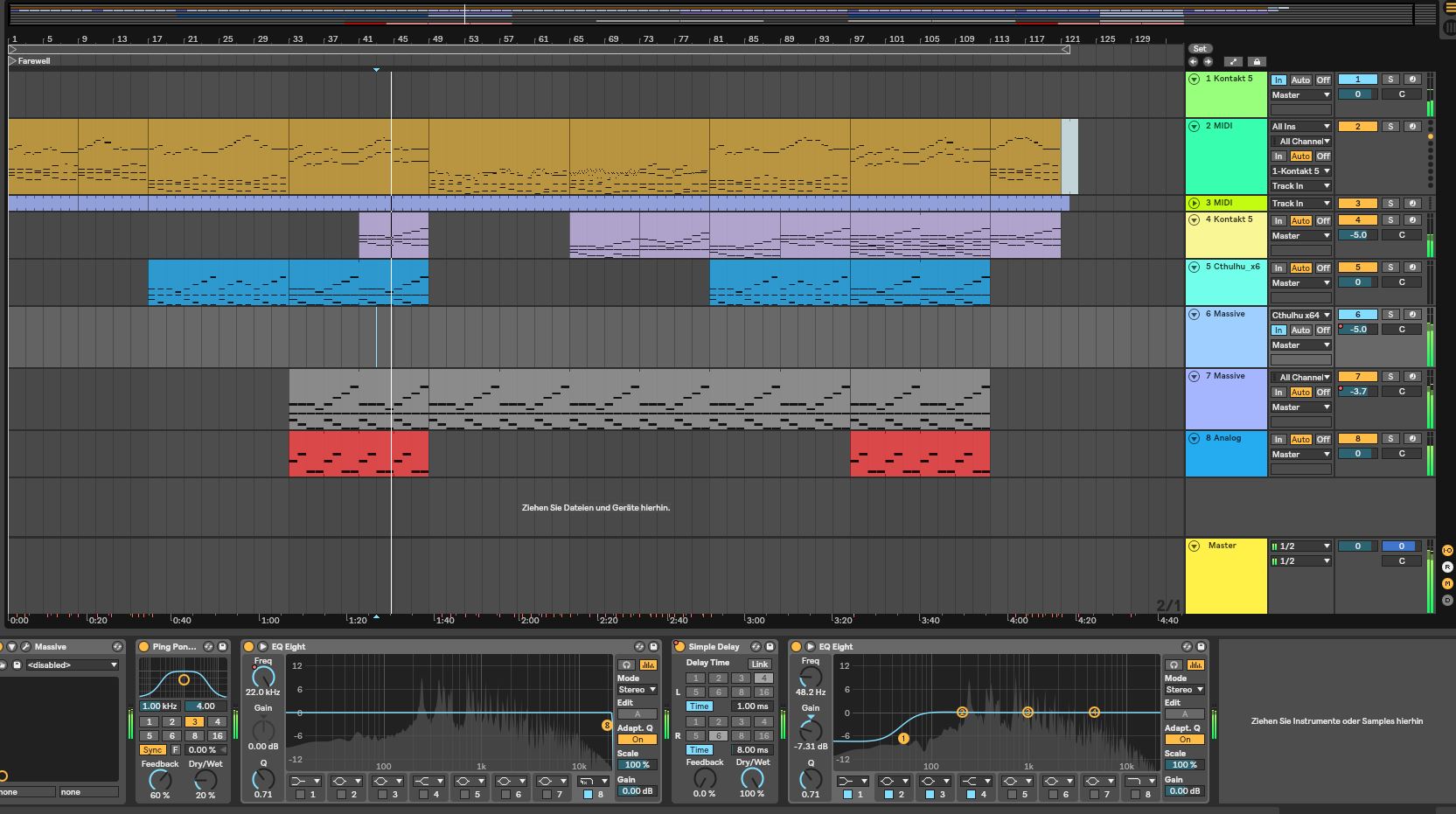 Der aktuelle Projektaufbau