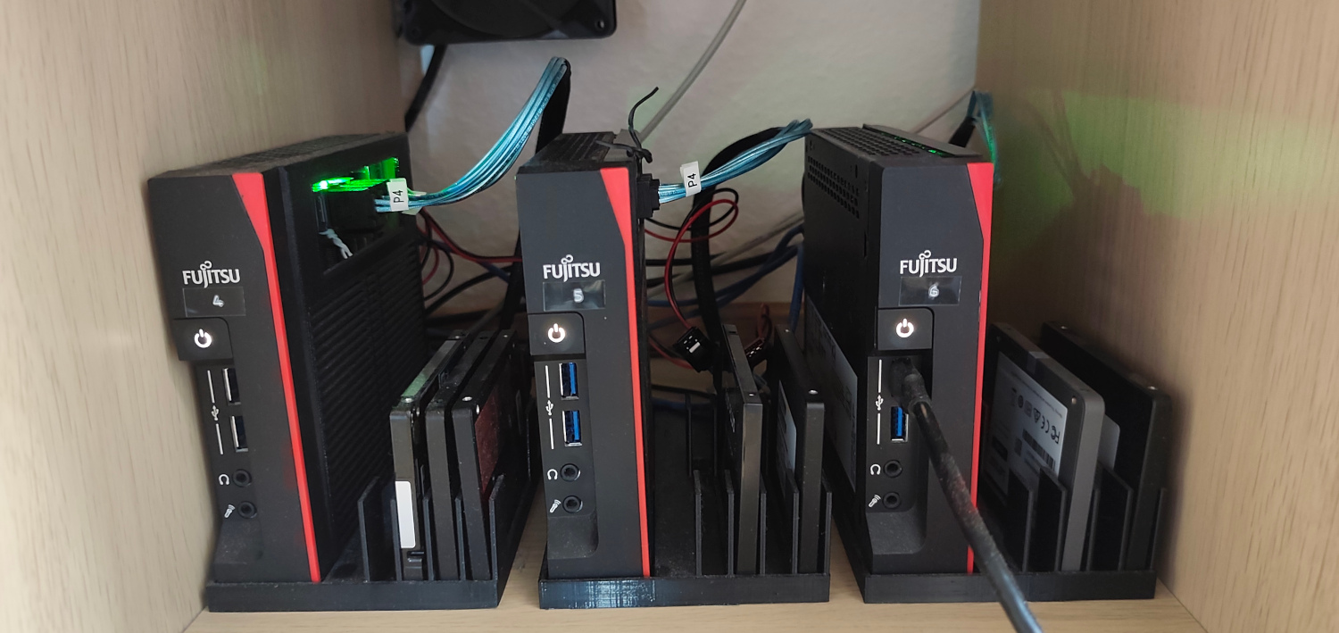 Drei Futro S740 für Storage